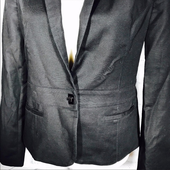 CALVIN KLEIN CHARCOAL BLACK SUIT JACKET SIZE 10 - Picture 2 of 7